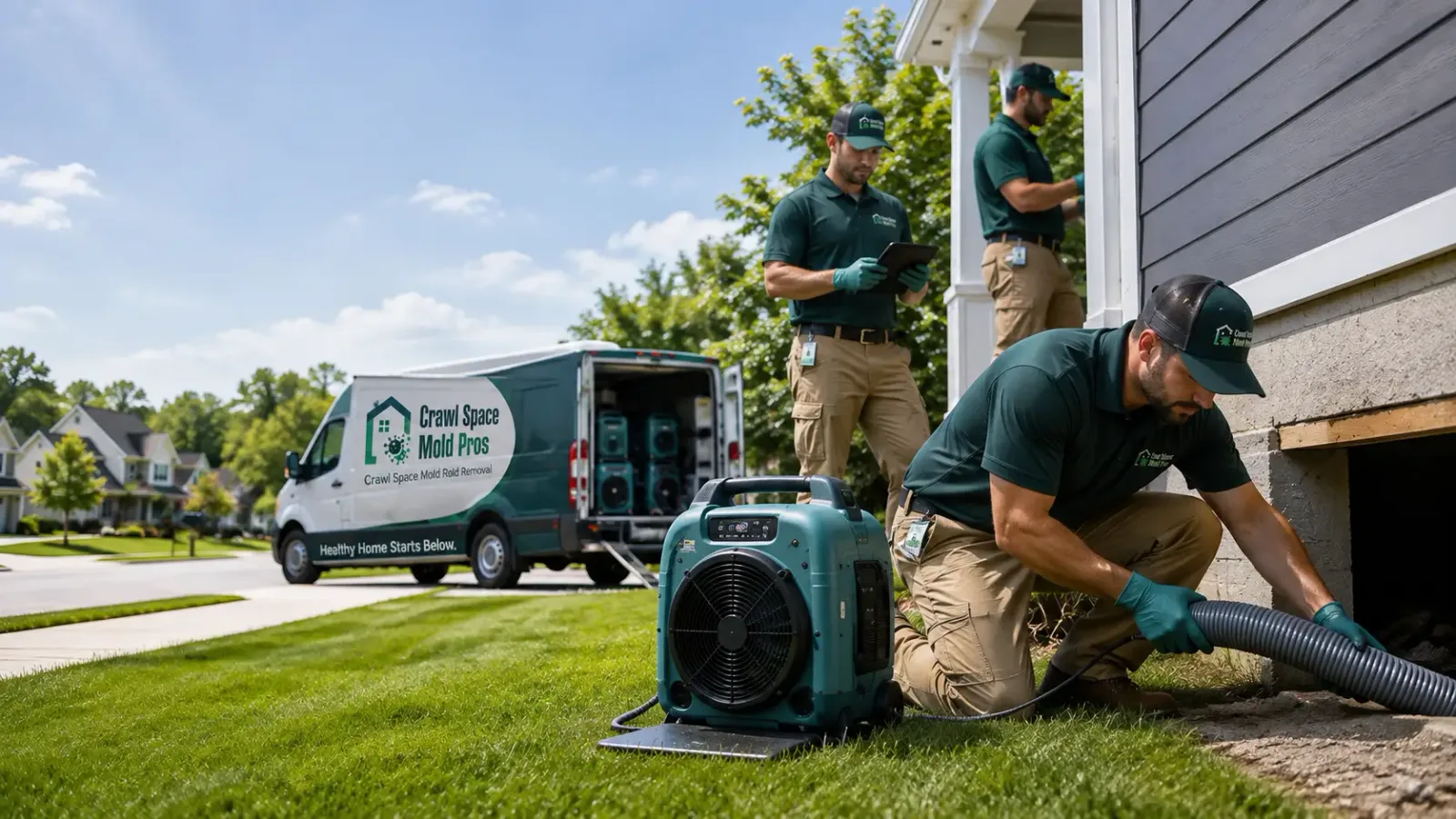Crawl Space Mold Removal in Blanford, IN